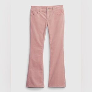 Kids Pink Velvet Boot Jeans Gap